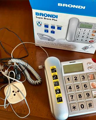 Telefono fisso Brondi Super Bravo Plus + altro tel