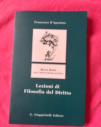 Libro di filosofia del diritto - D’Agostino