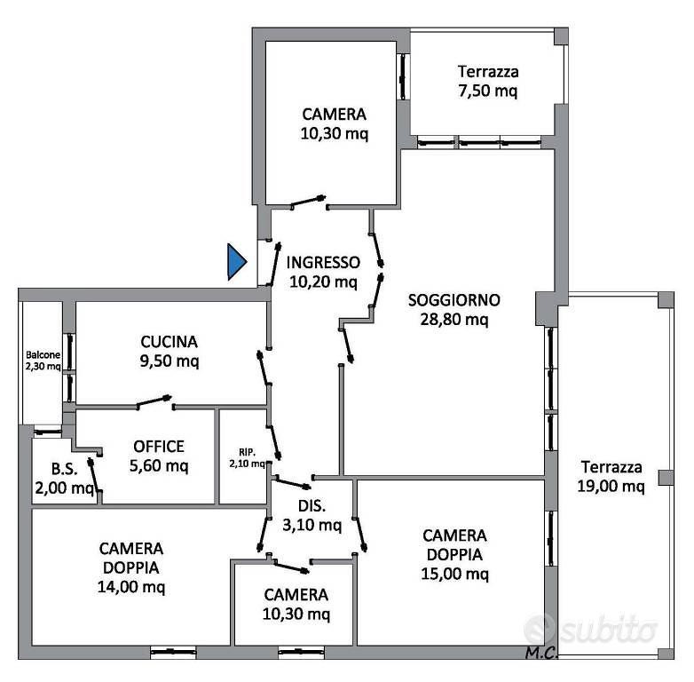 Appartamento – Sassari, Cappuccini - Vista 5