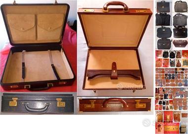 Valigette 24 h rigide vera pelle, e altro in pelle