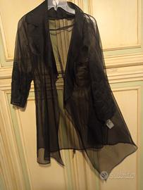 coprispalle nero di chiffon 