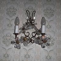 Lampadario e n°2 applique vintage