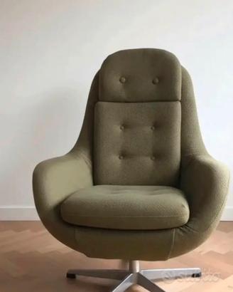 Poltrona girevole anni 70