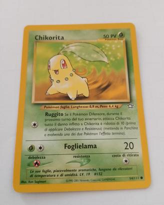 Carta Pokémon Chikorita