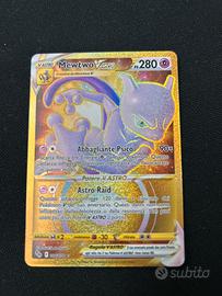 Pokemon MEWTWO V astro gold rara segreta