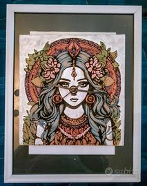 orologio su incisione laser fatina 