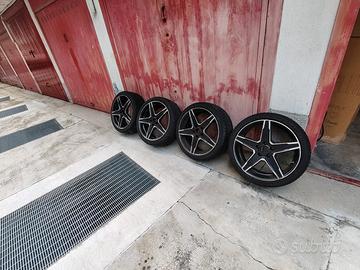 Set 4 Gomme+4 cerchi in lega, per Mercedes 