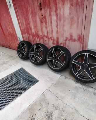 Set 4 Gomme+4 cerchi in lega, per Mercedes 