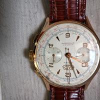Orologio cronografo oro 18 carati 