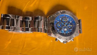 orologio crono in acciaio.squadra INTER 