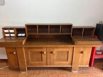 Credenza in noce design Silvio Coppola per Bernini