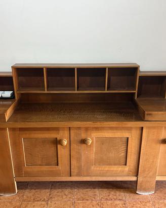 Credenza in noce design Silvio Coppola per Bernini