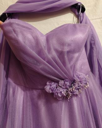 vestito colore lilla taglia 42