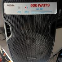 cassa Gemini 500 watt (250) watt 