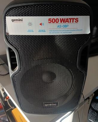 cassa Gemini 500 watt (250) watt 