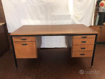 Scrivania ufficio studio vintage anni 50 60