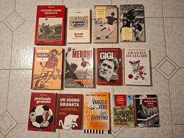 Lotto 13 libri Torino Calcio Toro Granata Superga