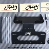 Portatarga AVDB DUCATI MONSTER 696 / 796 2008 2014