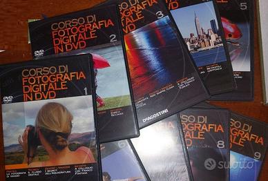 CORSO FOTOGRAFIA DIGITALE De Agostini - 9 dvd