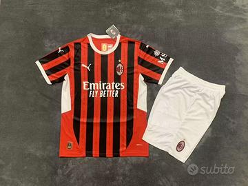 Maglia completo tuta Milan bambino ragazzo 2025