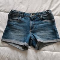 pantaloncini corti da ragazza 11-12 anni