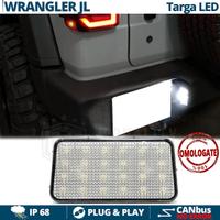 Luci TARGA LED PER Jeep Wrangler JL OMOLOGATA