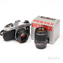 Pentax Asahi K1000 + 50mm f2 + 135mm f3.5