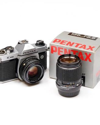 Pentax Asahi K1000 + 50mm f2 + 135mm f3.5