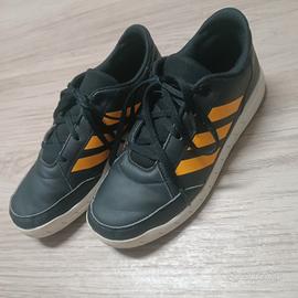 Scarpe Adidas nero/giallo n.38