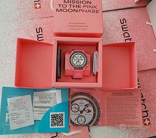 orologio Omega Swatch pink