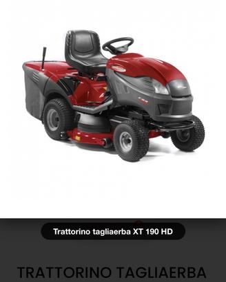 TRATTORINO TAGLIAERBA XT 190 HD