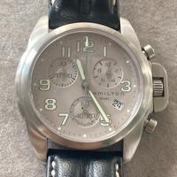 Orologio Hamilton khaki chrono quartz funzionante