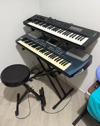 Tastiera korg e synth yamaha.