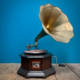 GRAMMOFONO LA VOCE DEL PADRONE VINILE DISCO FONOGR