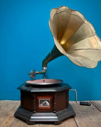 GRAMMOFONO LA VOCE DEL PADRONE VINILE DISCO FONOGR