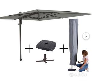 NUOVO Ombrellone saint tropez 350x300 in grigio