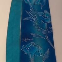 Cravatta artigianale Ervé Jacques – Dipinta a mano