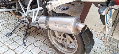 Collettore + terminale Akrapovtch  titanio GS1200