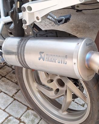 Collettore + terminale Akrapovtch  titanio GS1200