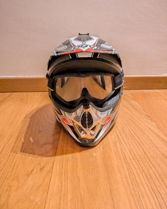 Casco Cross / Enduro AGV con Maschera AXO tg.L