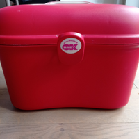 Bauletto da viaggio rosso per neonato