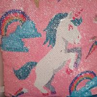 Cuscino cameretta bambini con unicorno 