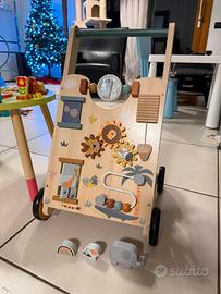 Carellino primi passi e tavolo gioco montessori