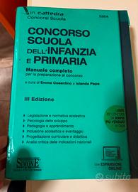 2 libri concorso Scuola Infanzia Primaria Simone