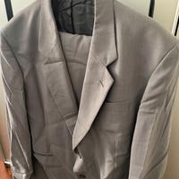 completo abito uomo vintage Renato Balestra grigio
