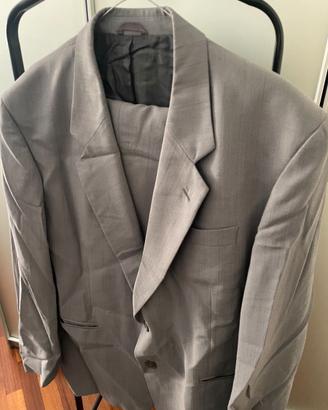 completo abito uomo vintage Renato Balestra grigio
