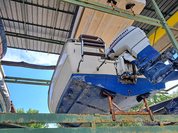 Motoscafo almar open senza patente 40 cv johnson