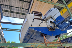 Motoscafo almar open senza patente 40 cv johnson