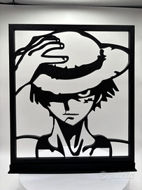 Quadretto Line Art wall 3D Silhouette One Piece