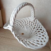 Cestino centrotavola in ceramica di Bassano